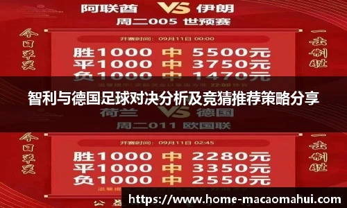 智利与德国足球对决分析及竞猜推荐策略分享